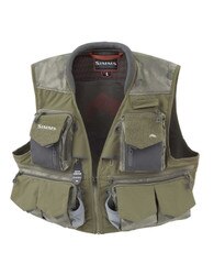 Simms Guide Vest in Hex Camo Loden